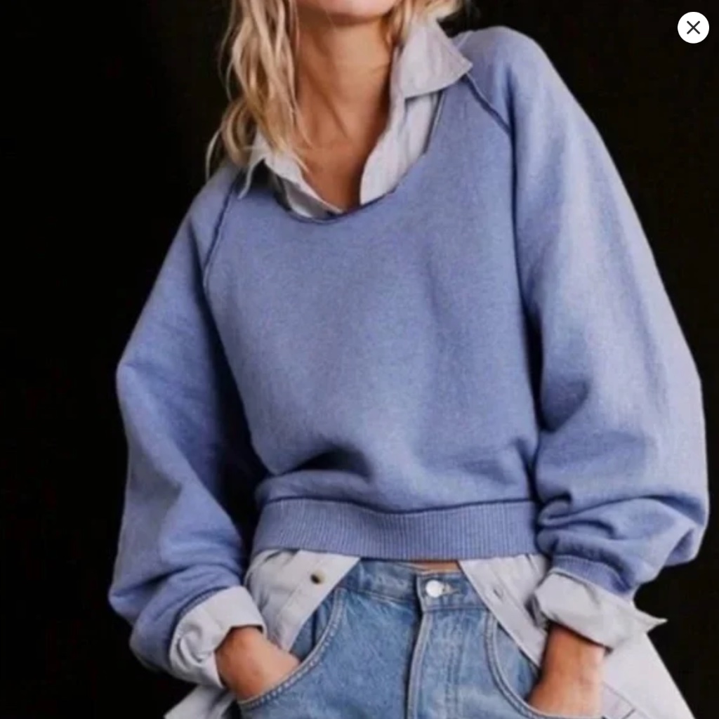 Nwt Free People We The Free Midnight Pullover